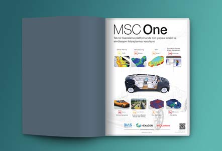 bias msc one dergi reklam tasarımı