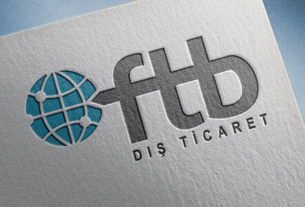 Ftb dış ticaret logo tasarımı Denajans