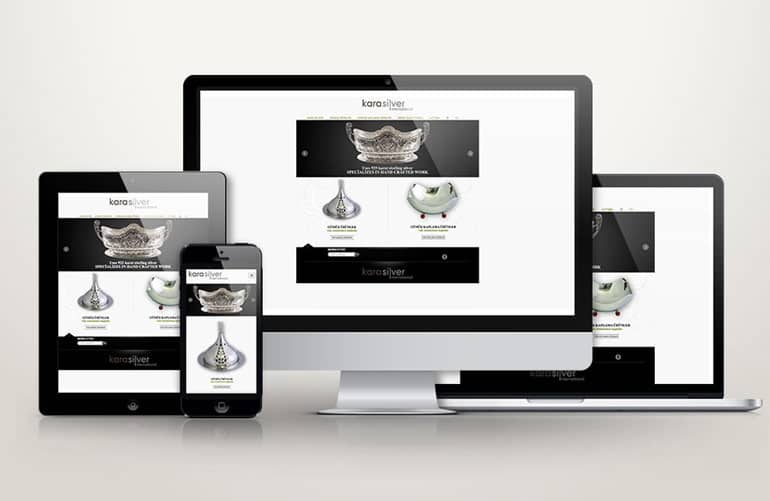 karasilver website tasarımı